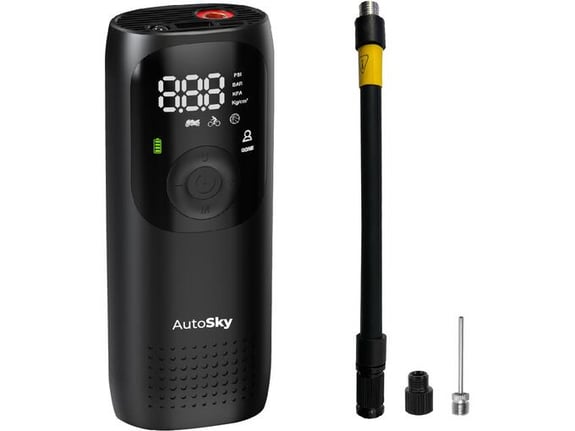 AUTOSKY AAC-301– digitalna auto pumpa za pnevmatike (150 PSI)