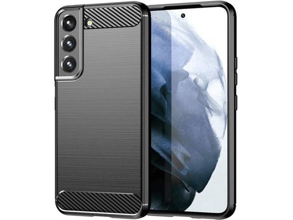 HAVANA ovitek za silikonski Samsung Galaxy S26 5G, mat carbon črn