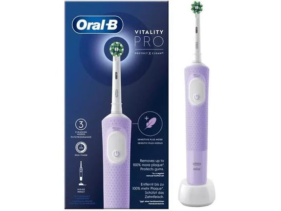 ORAL-B električna zobna ščetka Vitality Pro, vijolična, 426967