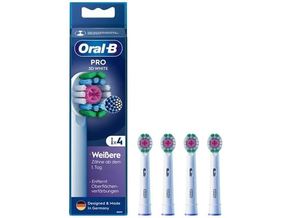 ORAL-B <Kategorija> ORAL-B Pro 3D White 3 kosi nastvkov za zobno ščetko, beli 860960