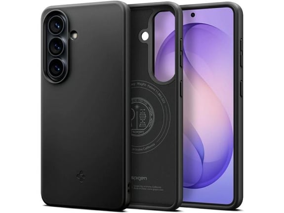 SPIGEN ovitek za silikonski Thin Fit Samsung Galaxy S26 5G, črna
