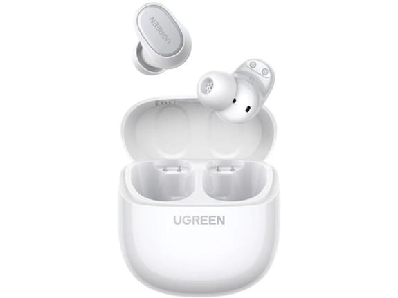 UGREEN brezžične ušesne slušalke z mikrofonom Dots 75627, bela