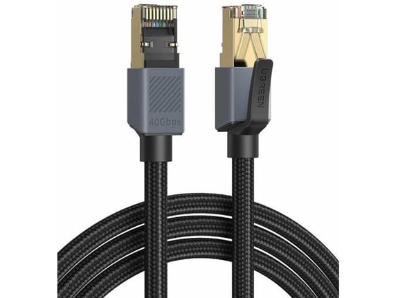 UGREEN mrežni kabel Cat.8, 3m, črna, 85629