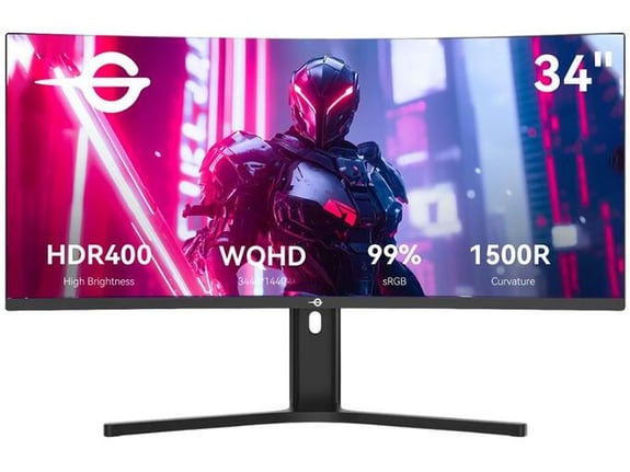 TITAN ARMY ukrivljen gaming monitor C34A1R+, VA, 34inch