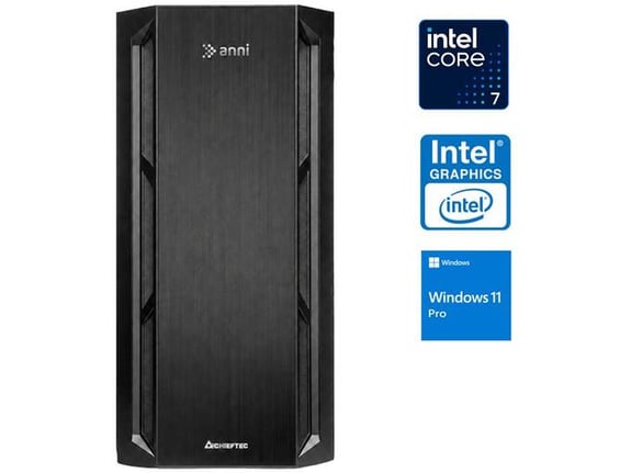 ANNI namizni računalnik Office Extreme i7-14700 i7-14700/32GB/2TB SSD/Windows 11 Pro/Intel UHD 770/črna
