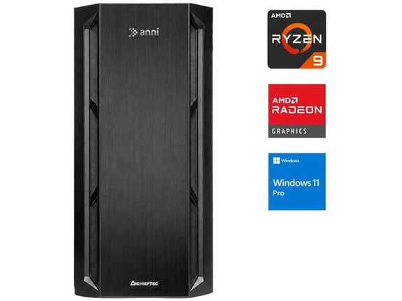 ANNI namizni računalnik Office R7 Ryzen 9 9900X/32GB/2TB SSD/Windows 11 Pro