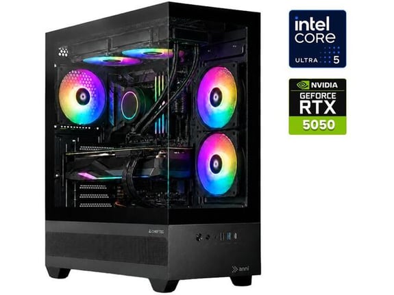 ANNI gaming namizni računalnik Gamer Optimal Ultra 5 225F/Ultra 5 225F/16GB/1TB SSD/RTX 5050