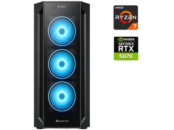 ANNI gaming namizni računalnik Gamer Extreme R7 Ryzen 7 9700X/32GB/2TB SSD/RTX 5070