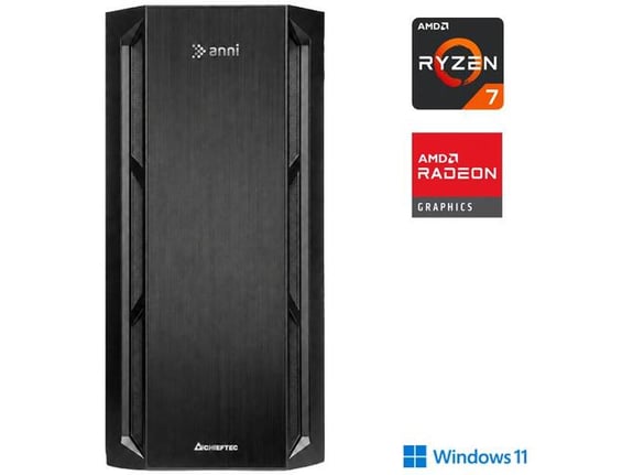 ANNI namizni računalnik Home Extreme R7 9700X Ryzen 7 9700X/32GB/2TB SSD/Windows 11 Home/AMD Radeon Graphics/črna