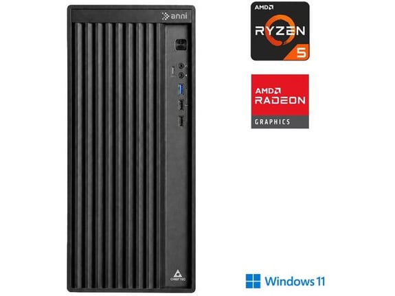 ANNI namizni računalnik Home Optimal R5 Ryzen 5 8600G/16GB/1TB SSD/Windows 11 Home/Radeon 760M