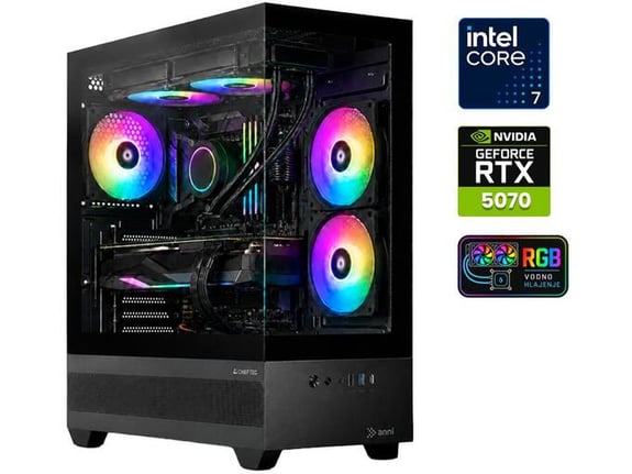 ANNI gaming namizni računalnik Gamer Extreme Lite i7-14700F/16GB/1TB SSD/RTX 5070