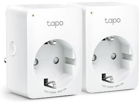 TP-LINK pametna vtičnica Tapo P100, WiFi, 2 kos, TAPO P100(2-PACK)