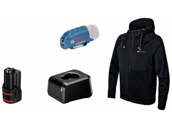 BOSCH PROFESSIONAL zimska delovna jakna GHH 12+18V XA, 06188000GB, S