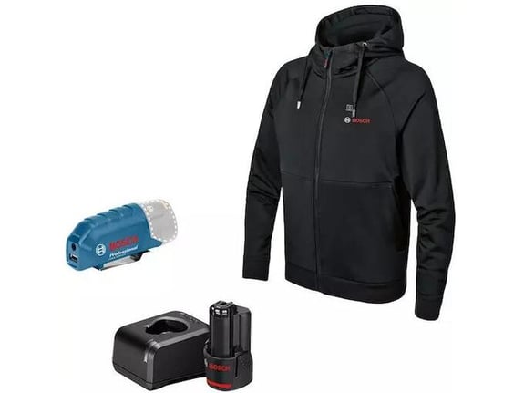 BOSCH PROFESSIONAL zimska delovna jakna GHH 12V+18V XA 3XL Kit, XXXL