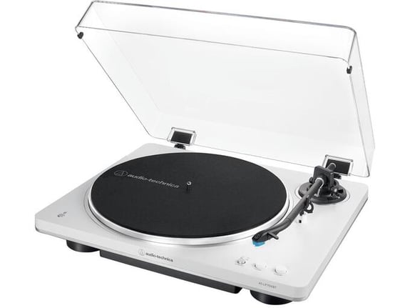AUDIO-TECHNICA gramofon AT-LP70XBTWS, belo-srebrn