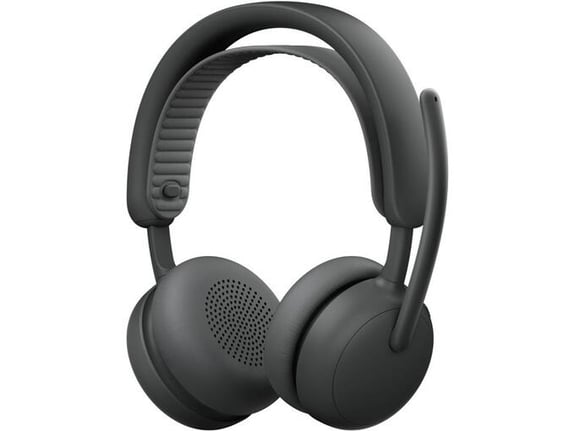 LOGITECH brezžične naglavne slušalke z mikrofonom Zone Wireless 2 ES, grafitna, ANC