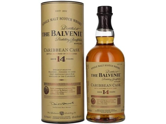 BALVENIE škotski viski Caribbean Cask Finish, 0,7 l