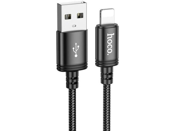 HOCO USB kabel, USB-A/Lightning, 2m