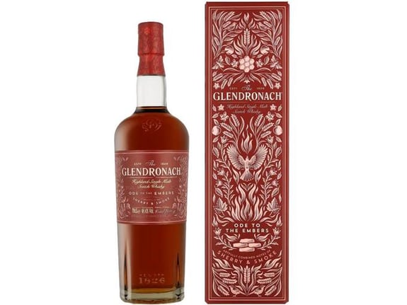 GLENDRONACH škotski viski ODE TO THE EMBERS Highland Single Malt, 0,7 l