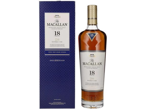 MACALLAN škotski viski 18 Years Double Cask 2025 + GB, 0,7 l