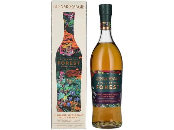 GLENMORANGIE škotski viski A Tale of the Forest Highland Single Malt Limited Edition + GB, 0,7 l