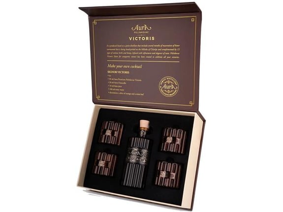AURA pelinkovec Victoris darilni paket, 0,5 l