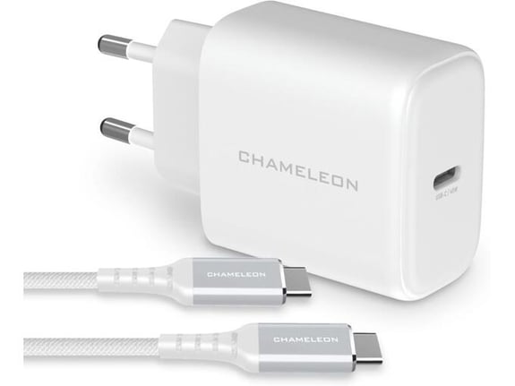 CHAMELEON polnilec s kablom ZX-1U81EU, 45 W, PD, GaN, USB-C