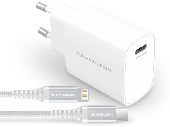 CHAMELEON polnilec P826-GAN25W-E, 25 W, PD 3.0, GaN, USB-C
