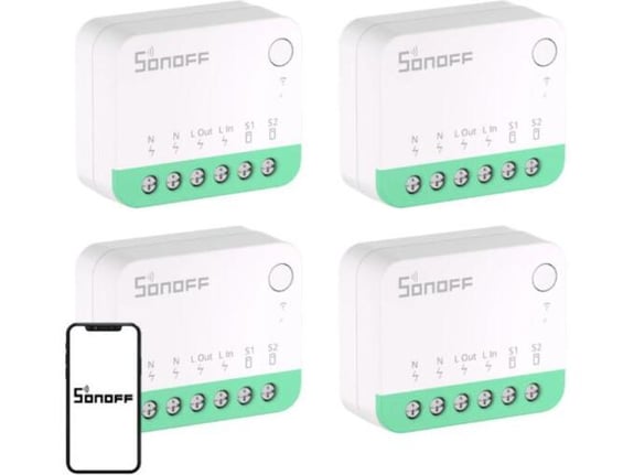 SONOFF modul za nadzor MINIR4M, Matter, 4kos