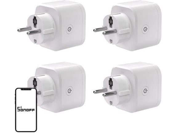 SONOFF pametna vtičnica S61s, Matter, WiFi, 4 kos, S61STPF