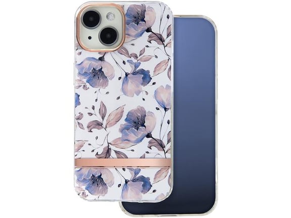 ONASI ovitek za silikonski Lux Samsung Galaxy A18, prozoren vijola