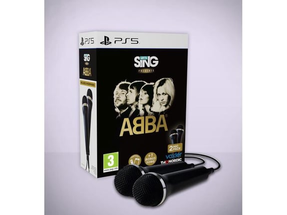 THQ NORDIC Let's Sing ABBA + 2 Mic Bundle, Blu-ray