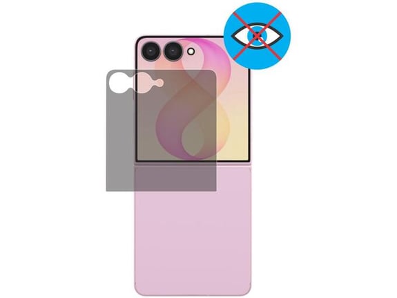 CHAMELEON zaščitno steklo za Samsung Galaxy Z Flip 7 / Z Flip 8, Excellence Privacy Glass