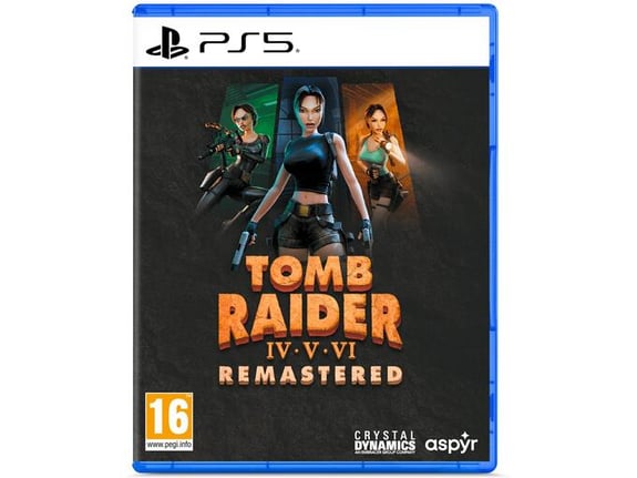 ASPYR tomb raider iv-vi remastered starring lara croft (playstation 5)