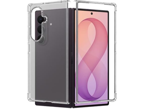 CHAMELEON ovitek za gumiran Samsung Galaxy Z Fold 7 5G/Z Fold 8 Ultra 5G, prozoren svetleč