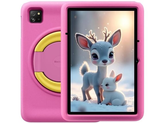 BLACKVIEW tablični računalnik Tab 60 Pro Kids LTE, 8+128 GB, 10,1'', roza + ovitek + zaščitno steklo