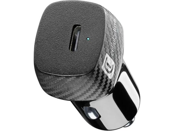 CELLULARLINE avtomobilski polnilec, 25 W, USB-C