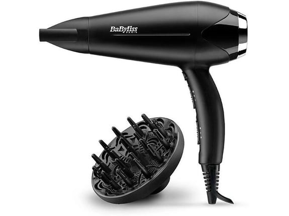 BABYLISS sušilnik las D572DE, črna