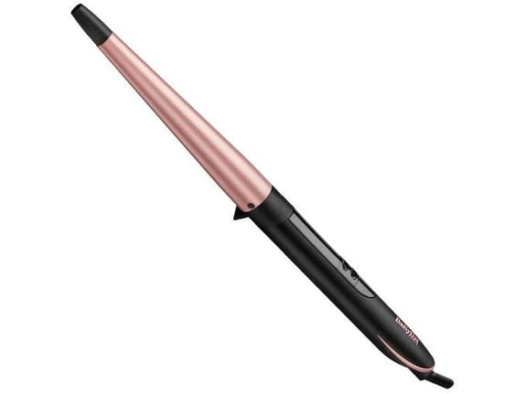 BABYLISS C454E premer 13-25 mm, stožčaste, keramična prevleka, črno-roza Kodralne klešče za lase