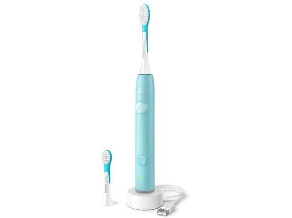 PHILIPS otroška električna zobna ščetka Sonicare For Kids, teal, HX6600/13