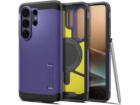 SPIGEN ovitek za silikonski Tough Armor Samsung Galaxy S26 Ultra 5G, vijola
