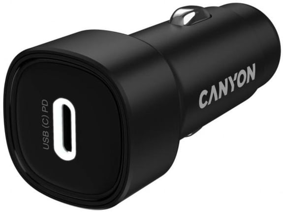 CANYON avtomobilski polnilec OnDrive 30 CNE-CCABR2C, 30 W, PD, 1x USB-C