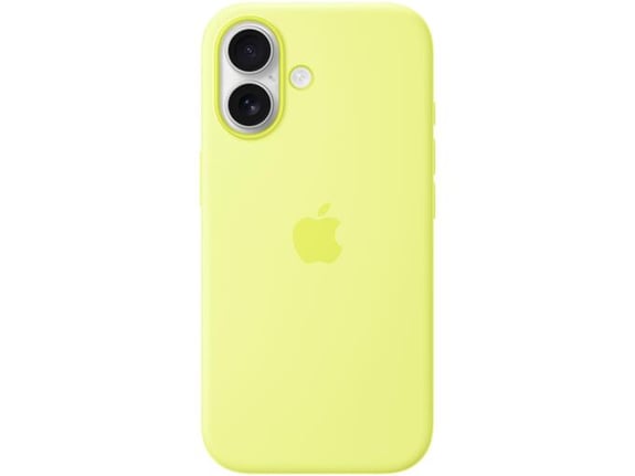 APPLE ovitek za silikonski Silicon Case MagSafe iPhone 17, neon yellow