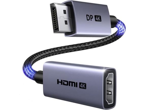 UGREEN pretvornik DisplayPort (M) na HDMI (Ž) 4K 60 Hz, 0,2 m, 95418