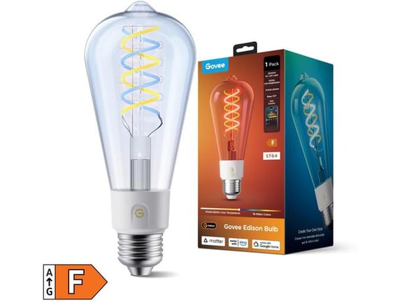 GOVEE pametna LED žarnica H14C0, 5,5 W, 500 lm, 2700–6500 K, E27