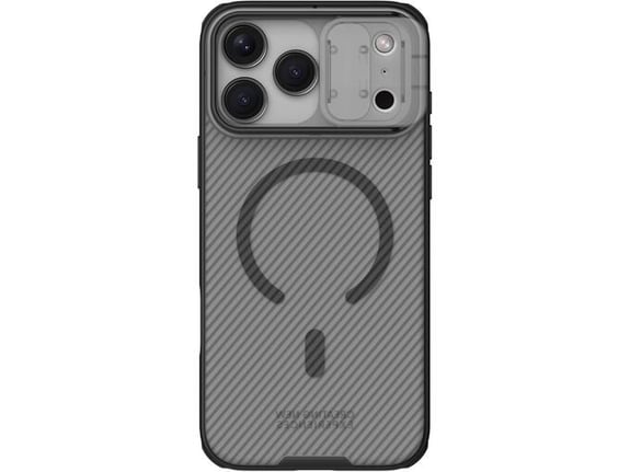 NILLKIN ovitek za CamShield PRO Magnetic iPhone 17 Pro Max/18 Pro Max, prozorno črn