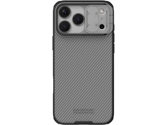 NILLKIN ovitek za TPU CamShield PRO Apple iPhone 17 Pro Max/18 Pro Max, prozorno črn