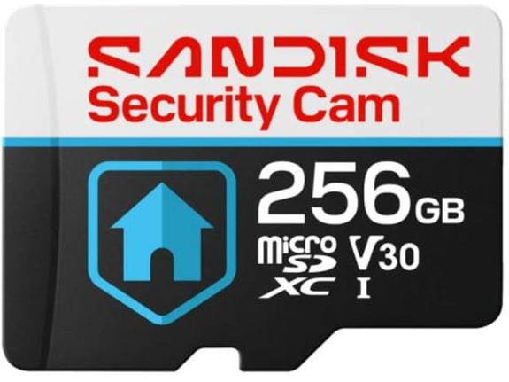 SANDISK microSD kartica Security Cam, 256 GB, SDSQSNR-256G-GN6IN