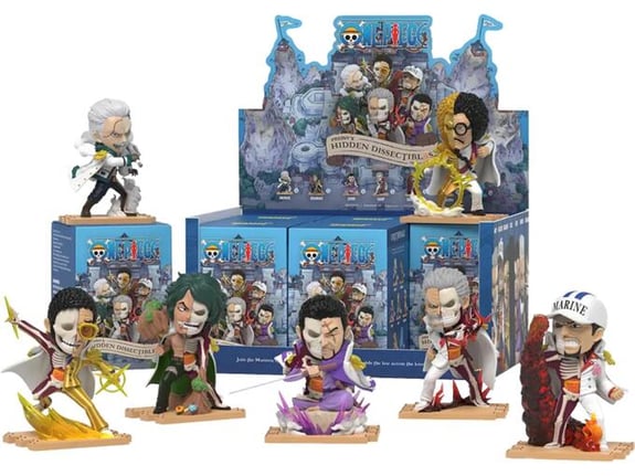MIGHTY JAXX licenčna figura One Piece Freeny’s Hidden Dissectibles: Marines Edition