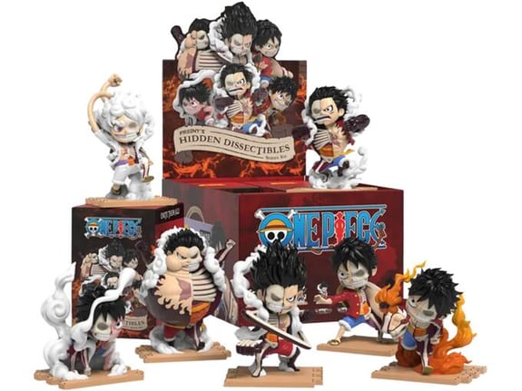MIGHTY JAXX licenčna figura One Piece Monkey D. Luffy, Freeny’s Hidden Dissectibles Luffy’s Gears Edition
